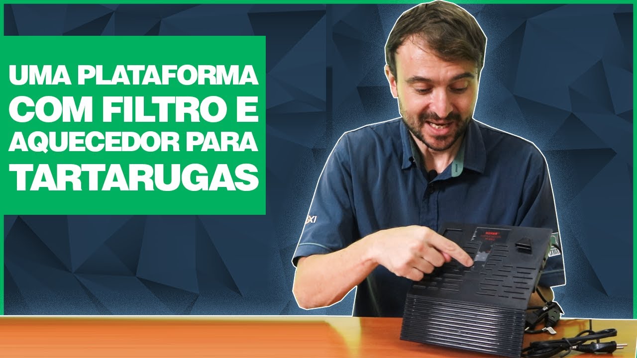 PLATAFORMAS PARA TARTARUGAS - Com Filtro e Aquecedor [H-661 | H-662 da HOPAR]
