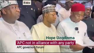 APC GOVERNORS FORUM: We will not support any candidate that is not an APC candidate - Uzodinma