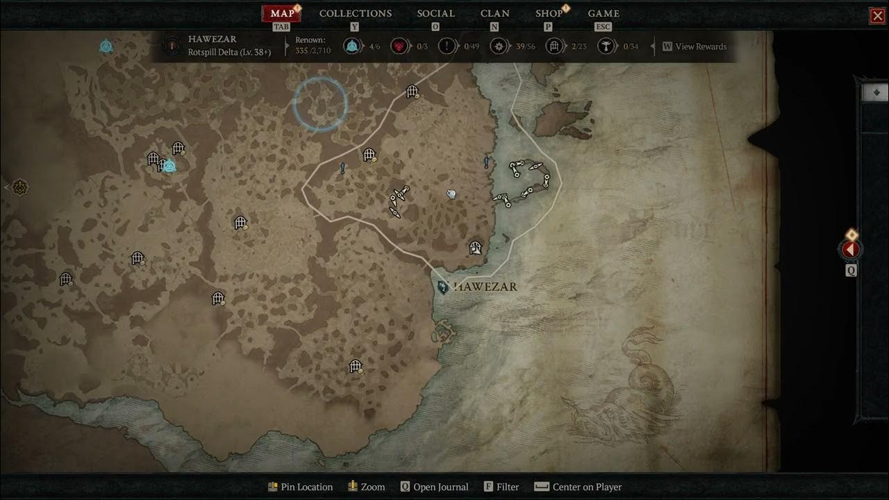 Belfry Zakara Map Location Diablo 4 YouTube