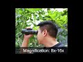 SVBONY 8 16x42 Powerful Zoom Monocular BaK4 Prism HD Binoculars for Hunting Hiking Travel