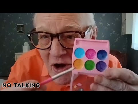 ASMR Grandpa Doing Your PINK🌸Makeup for SLEEP Roleplay (NO TALKING, LAYERED SOUNDS) 😴