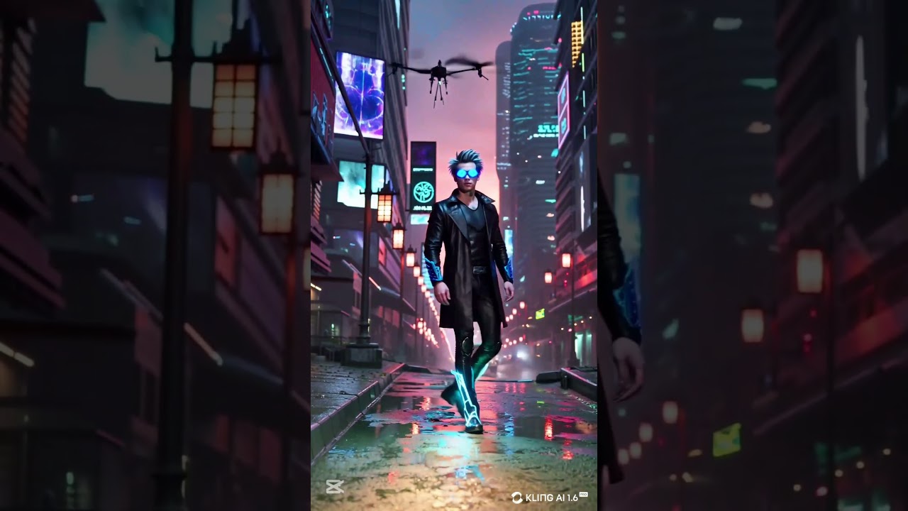 Cyber Drift: Neon Silence | 3D Cyberpunk Short.     