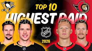 🔥 NHL SALARIES 2025-26 | Pittsburgh Penguins Vs. Ottawa Senators | NHL CASH