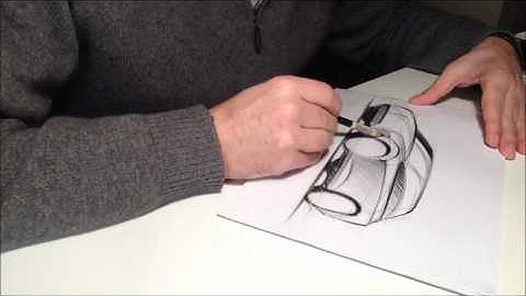 How to Draw Cars - CAR Sketch in Front Perspective fo beginners #lucianobove
