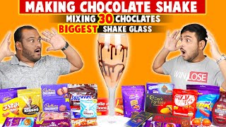 BIG CHOCOLATE SHAKE CHALLENGE | Mixing 30 Chocolates Challenge | Food Challenge | Viwa Food World