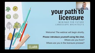 FY2023 Your Path to Licensure: Webinar for Future Landscape Architects