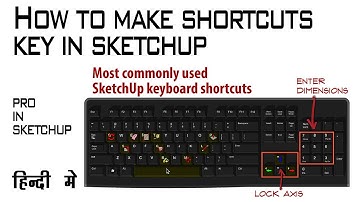 Make Shortcut Keys in Sketchup in Hindi l ASSIGN IN SKETCHUP l #SKETCHUP #SHORTCUT