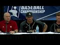 Army Baseball: Postgame Press Conference vs. Auburn at Raleigh Regional 6-2-18