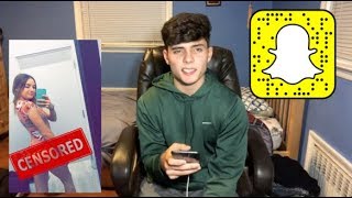 OPENING FANS SNAPCHATS!
