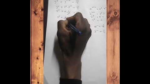 Solving exponential equation with k-method/substitution