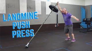 Landmine Push Press