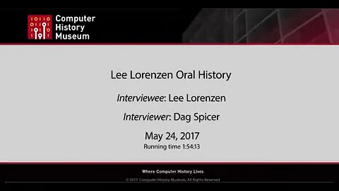 Oral History of Lee Lorenzen