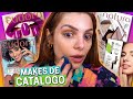 MAKE usando SÓ PRODUTOS que VENDEM em CATÁLOGO (REVISTINHA) | EUDORA, AVON, make da TUPPEWARE