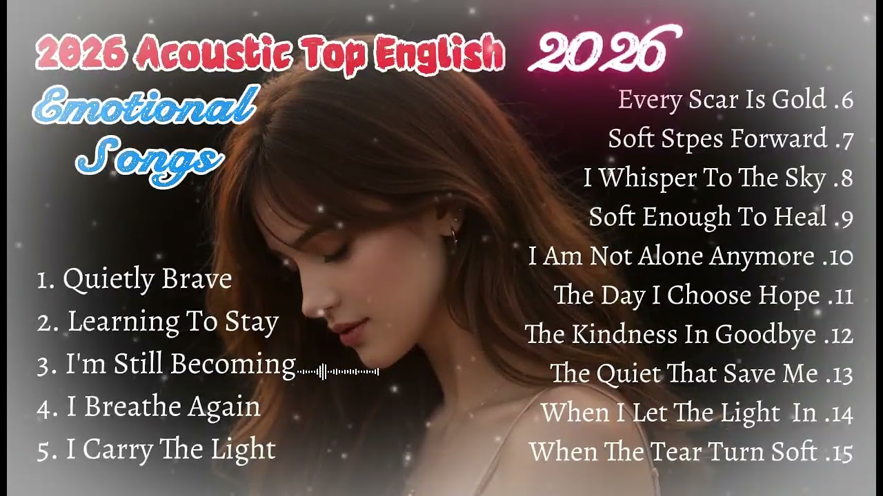 2026 Acoustics Top English Emotional Songs| Best Charya Official Playlist Music