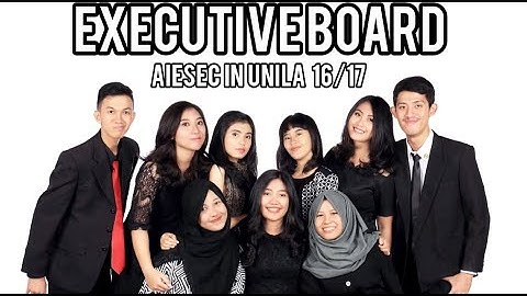 EXECUTIVE BOARD AIESEC IN UNILA 1617