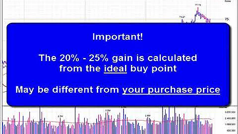 Selling Checklist: Take Most Profits At 20%-25%
