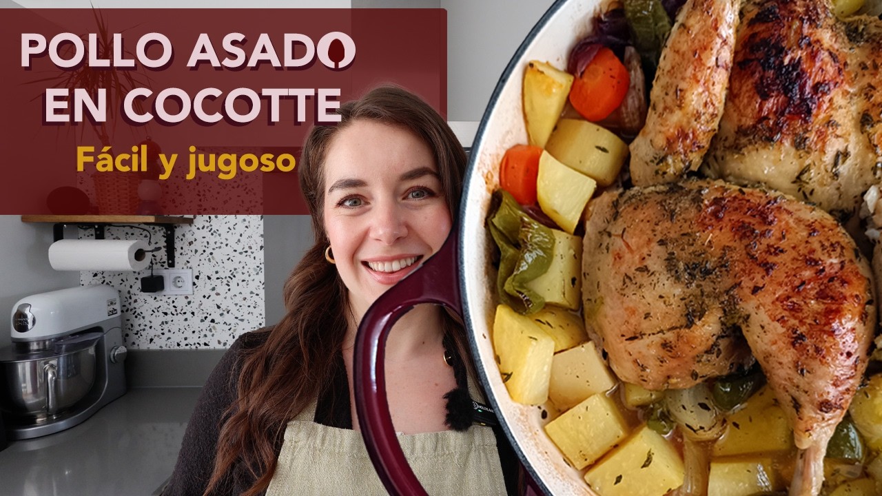 Pollo asado en cocotte