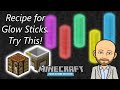 Recipe for making glow sticks  minecraft education edition