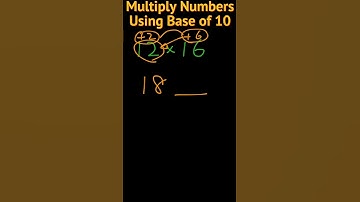 Multiply Numbers in Your Head Using Base 10 - Shortcut Math Trick