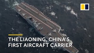 The Liaoning, China’s first aircraft carrier
