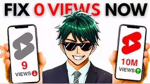 How to Actually FIX 0 views on YouTube Shorts