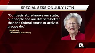 Gov. Kay Ivey announces special session for redistricting congressional map