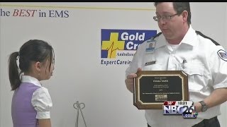 Menasha Girl Honored for Saving Mom's Life