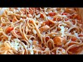 ESPAGUETTI con POLLO y QUESO | El fogón de Oma