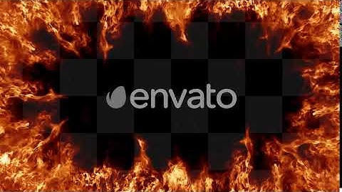 Fire Frame Loop | Motion Graphics - Envato elements