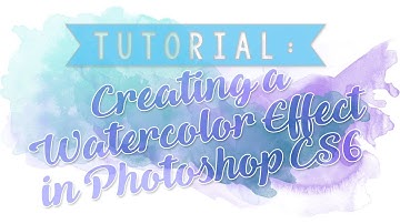 Photoshop Tutorial: Watercolor Background Effect
