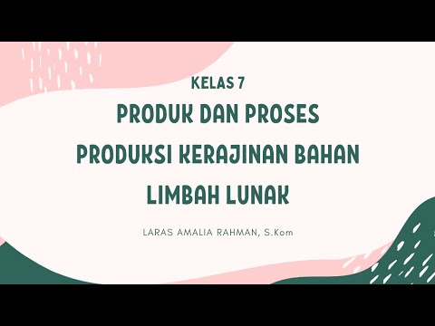 PRAKARYA KELAS 7 SEMESTER 2 PRODUK DAN PROSES PRODUKSI 