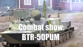 BTR-50 PUM Combat Demonstration at Panssarimuseo Kevätsawutus 2018   - Show 2 [4K UHD]