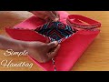 DIY popular summer bag in 5 Min // unique handbag sewing with out visible seam