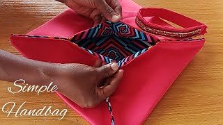 DIY popular summer bag in 5 Min // unique handbag sewing with out visible seam