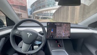 ZERO Intervention Tesla FSD v12.3.6 | Drive from Texas Medical Center to Museum District