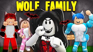 VAMPIRE Daughter Adopted By WOLF Family! (Roblox Bloxburg)