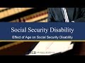 Age Effect on Social Security Disability Insurance