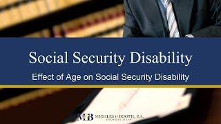 Age Effect on Social Security Disability Insurance