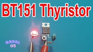 BT151 SCR Thyristor Ide Kreatif DIY