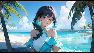 In your own private ocean, Find peace amidst the waves  | Tropical House Lofi Music