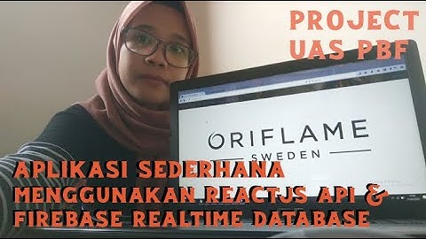 Marketplace Menggunakan ReactJS & Firebase Realtime Database - Project PBF AfifahMN