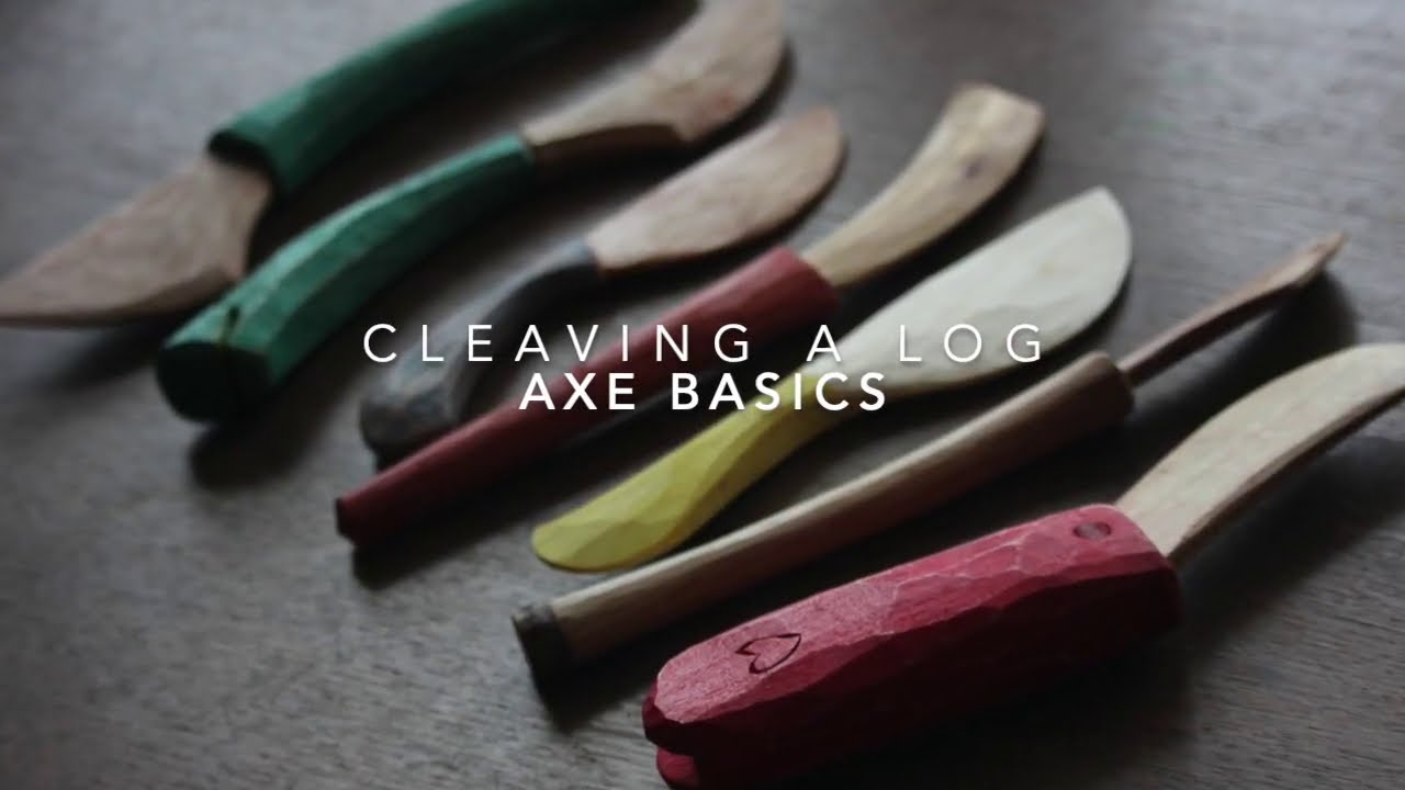 Carving a Swedish butter knife. Part 1/4 Axe basics cleaving YouTube