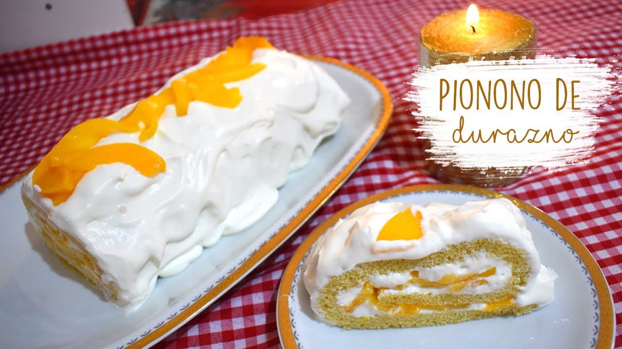 ROLLO DE DURAZNO | Pionono - Brazo de gitano | Fersi Postres