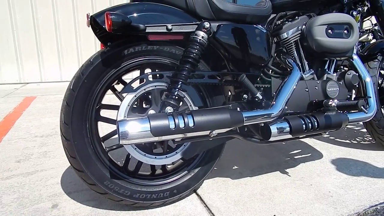 matte black harley roadster