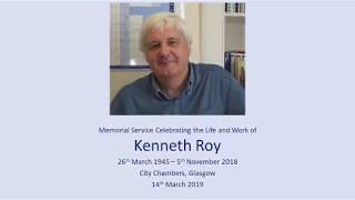 Kenneth Roy Memorial Service
