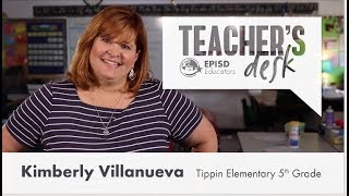 Teacher's Desk Kimberly Villanueva Tippin Elementary