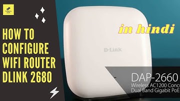 How to configure WIFI router DLINK 2680 | in Hindi | inetsolution