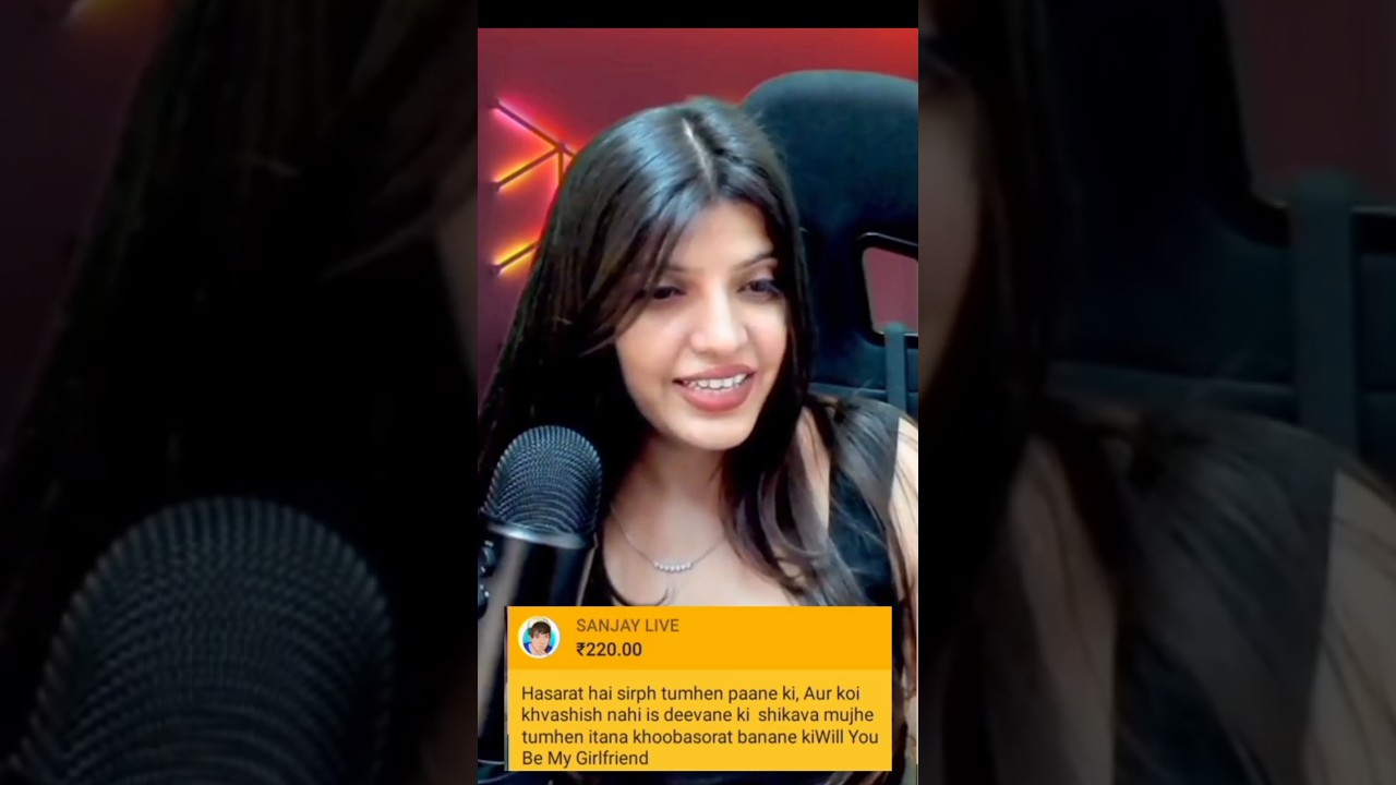 Proposed her on Livestream 🥰 @nyshahere 