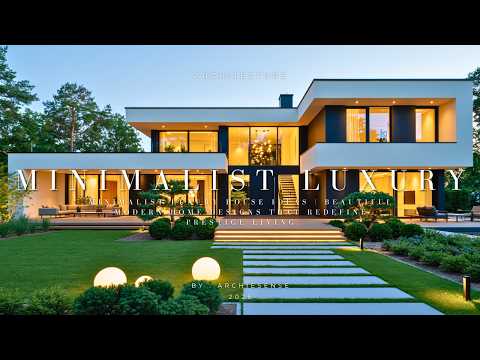 Minimalist Luxury House Design | Beautiful Modern Homes & Prestige Architecture That Inspire