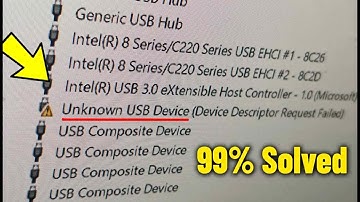 Unknown USB Device (Device Descriptor Request Failed) on Windows 11/10/8/7 - Fix Driver Error ✅